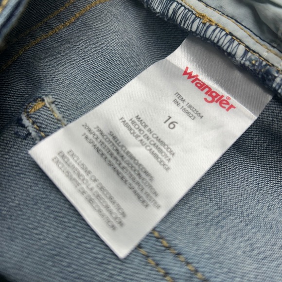 Wrangler Jeans Womens 16/36 Bootcut High Rise Stretch Dark Wash Denim - Picture 9 of 9